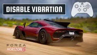 How To TURN OFF Controller vibration in Forza Horizon 5