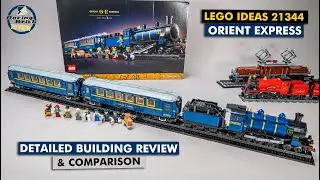 LEGO Ideas 21344 Orient Express detailed building review and comparison