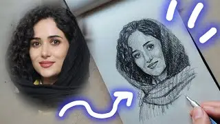 let's sketch some amazing portraits| without Loomis| fast drawing