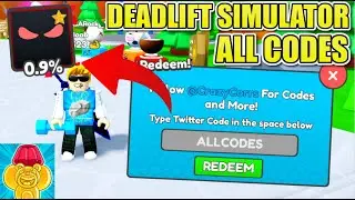 *ALL* WORKING CODES IN DEADLIFT SIMULATOR! || Roblox