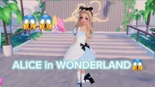 DRESSING UP as *ALICE IN WONDERLAND* in DRESS to IMPRESS😱😱😱!