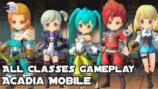 Gameplay All Classes Draconia Saga/Acadia M [MMORPG Mobile on Android]