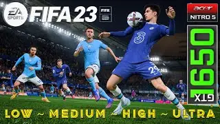 FIFA 23 - GTX 1650 Benchmark | Acer Nitro 5 Gaming Test | Ryzen 5 3550H