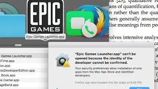 Mac OS: App can't be opened from unidentified developer!