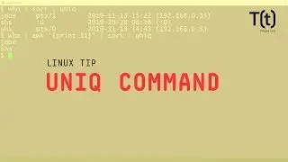 How to use the uniq command: 2-Minute Linux Tips