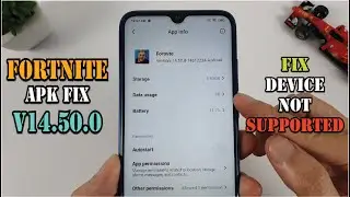 Update Fortnite Apk V14.50.0 fix Device not supported for all devices