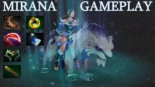 Dota 2 Gameplay With Mirana - Easy Game- K8-D6-A23