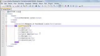 HTML Tutorial - 20: Unordered Lists