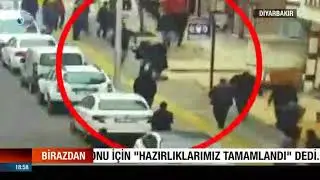 Sokakta savaş gibi çatışma. Diyarbakır Kayapınar