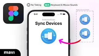 ANIMATED ICON: Sync Devices (🔇 Silent Figma Tutorial)