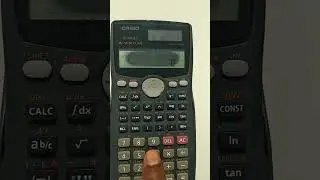 Turn On Casio Scientific Calculator FX - 991MS