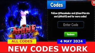 *NEW CODES* [UPDATE 14.5] Anime Max Simulator ROBLOX | ALL CODES | MAY 4, 2024