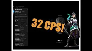 How to autoclick on VALORANT 30 cps with Logitech G hub