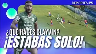 Increíble fallo de Clayvin Zúniga ante Olimpia en el Clásico Marathon vs. Olimpia