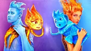 Ember and Wade from Elemental Have Children! Fire vs Water Parenting Hacks!