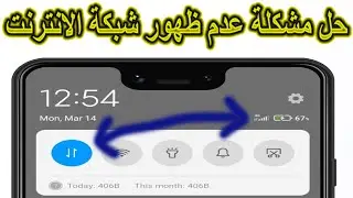 حل مشكلة عدم ظهور شبكة الانترنت في الهاتف | بيانات الهاتف لا تعمل 4G - 5G - 3G