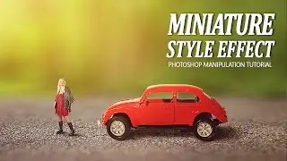 Photoshop CC Tutorial - Miniature Style Effect