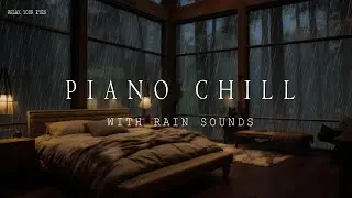 Stress-Free Nights 🌧️🌿 Calming Rain on the Window and Piano Music for Peaceful Sleep 🎹💤