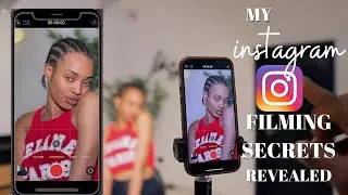 INSTAGRAM BEAUTY LIGHT AND FILMING SECRETS | How to film videos on your Phone | best setup