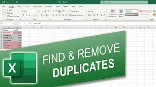 How to Find and Remove Duplicates in Excel