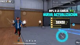 SENSIBILIDAD PERFECTA + BOTON PERFECTO FREE FIRE🎯SIN DPI PARA DAR TODO ROJO|NUEVA ACTUALIZACIÓ 2024