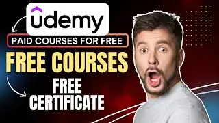 Udemy Free Courses with Certificate | Udemy Coupon Code 2024 📣 Free Certificate Courses