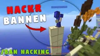 MINECRAFT HACKER BANNEN: Hacker wird frech im Chat💻 !!😂