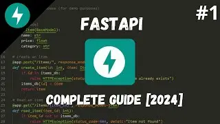 FastAPI Tutorial #1 - Introduction and Setup: Why FastAPI? [2024]