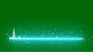 Amazing green screen line audio spectrum | Best green screen line audio spectrum