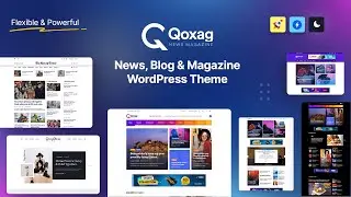 Qoxag - Best WordPress Theme for News & Magazine | Blog Theme in WordPress