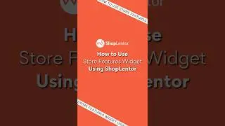 How to Use Store Features Widget #elementor #woocommerce #wordpress #shorts