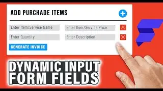 FlutterFlow - Create Dynamic Input Form Fields 🌟 | No Custom Code