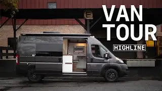 FULL SHOWER & OFF-GRID AC | Highline | Ram Promaster 159 Build With Modern Interior