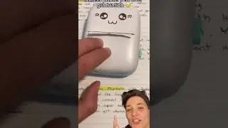 Mini yazıcı deniyorum! Portable mini printer 