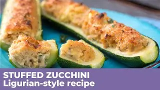 STUFFED ZUCCHINI: Italian recipe WITHOUT MEAT!