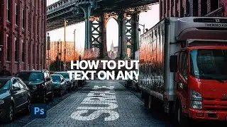 How  To Put Text On Any Surface Inside Of Photoshop