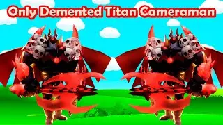 Only Demented Titan Cameraman in Endless Mode Roblox Toilet Tower Defense