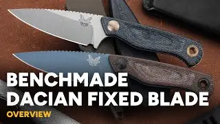 Benchmade Dacian - MagnaCut & Micarta EDC Fixed Blade - Overview