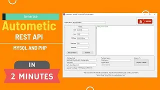 Automatic Rest Api  Generator  : Mysql And PHP