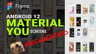 I've recreated all UI Screens shown in Material You Presentation in Google I/O for Android 12