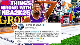 2K25 UPDATE 😱 EVERYTHING WRONG with NBA 2K
