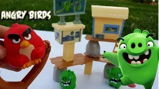 Angry Birds Sapanla Şehir Yıkıyor Paket Açma Piggy City Strike Oyuncak Video