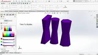 How to change color for parts in solidworks 2019 || change appearance in Solidworks #tutorial13