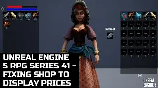Unreal Engine RPG Series #41 - Updating Shop Screen - Adding Shop Cam