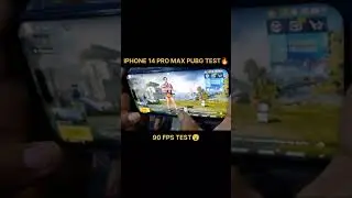 iPhone 14 Pro Max pubg test |  iPhone 14 pro max pubg test 90 fps  #shorts #youtubeshorts