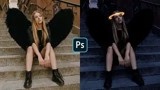 Photoshop Tutorial: Angel Glowing Ring Effect in Photoshop