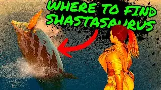 Where to Find SHASTASAURUS Spawn on the Center on Ark Survival Ascended!!