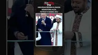 Erdoğan canlı yayında imama flaş müdahale: Elinden mikrofonu aldı! “FATİHA’YI SONRA OKU!”