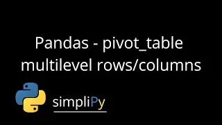 Pandas - pivot_table - multilevel rows/columns and multiple aggregate functions