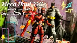 Mega Haul 33!!! Marvel Legends Tmnt! Dc!!